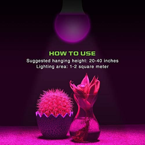 3 חבילות Bluex 100W LED LED GROW LURT BURLE A19 נורת - ספקטרום מלא לגידול מנורה - צמיחה בריאה יותר ותשואת יבול טוב יותר לצמחים מקורה DIY, פרחים, חממה, גן indore, הידרופוני