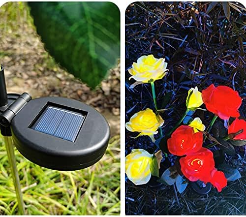 SDGH 2 PCS LED סימולציה סולארית פרח אור אטום למים גן ביתי נוף נוף אורות פרחים מנורת מנורות מדשאה חיצוניות חצר אמנות