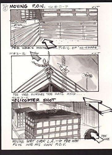 לוח התכנון המקורי של ביג טופ פי-ווי משנת 1988 קרל אלדנה מוב רודף אחריו