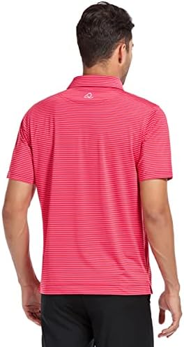 חולצת גולף של Deolax Mens שרוול קצר שרוול פיתול לחות חולצות פולו לגברים בביצועים מתאימים יבשים חולצת טולוס גולף