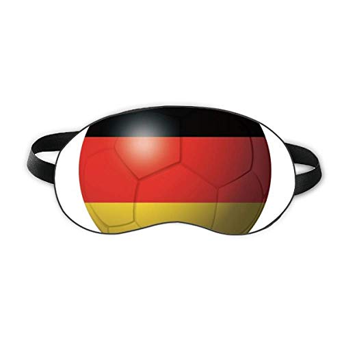גרמניה דגל לאומי כדורגל כדורגל שינה מגן עיניים רך לילה כיסוי גוון כיסוי עיניים