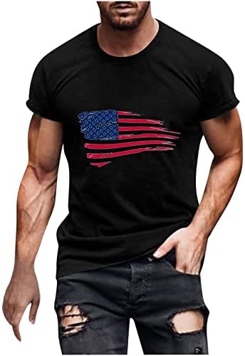 אמריקאים 1776 חולצה גברים במצוקה דגל אמריקאי חולצות פטריוטיות