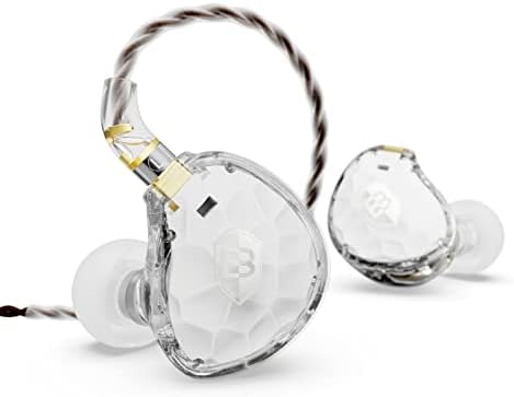 באסן ASONE 14.2 ממ סרעפת מישורית נהג אוזניים אוזניות עם שני כבלי MMCX ניתנים לניתוק למוזיקאים מתופפים בנים זמרים