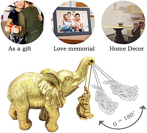 פסל פיל בורגאי תפאורה ביתית - מתנות ליום הולדת לאמא+נשים, קישוטי צלמיות פילים לעיצוב סלון, מרכז שולחן, מדף, עיצוב משרדים, מדף ספרים, קישוטים