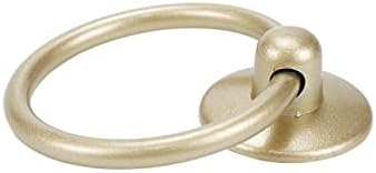 CRAPYT 10 PCS מט דלת זהב מוזהב טבעת טבעת מעוגלת ידיות מעוגלות ריהוט מושך וינטג