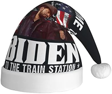 זה זמן לקחת ביידן לתחנת הרכבת חג המולד כובע איש נשים של ביצועים כובע יוניסקס ספקי צד עבור חג המולד המפלגה כובעים
