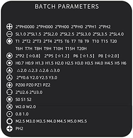 אפור מגנטי מברג סט דיוק טורקס 115 ב 1 מברג סט מחוררת מברג סט