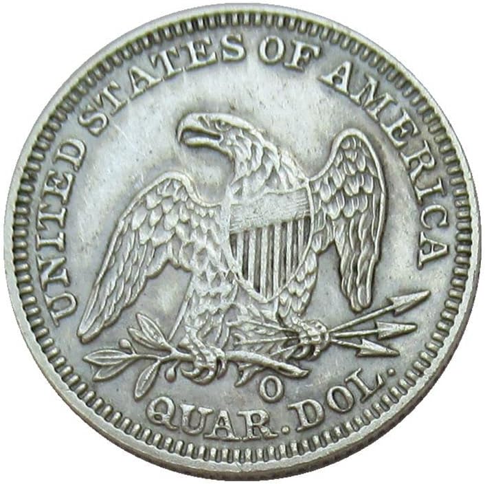 ארהב 25 סנט דגל 1849 מטבע זיכרון מעופף מצופה כסף
