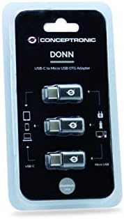 Conceptronic DONN05G מתאם OTG עבור USB-C לחבילת מיקרו- USB של 3
