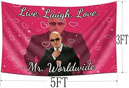 Akiy Live Luce Love Flag 3x5 רגל