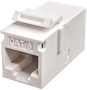 Simply45 Cat6 UTP לבן הזנה מאבן מפתח לבנה - 1EA/תיק - S45-3260W
