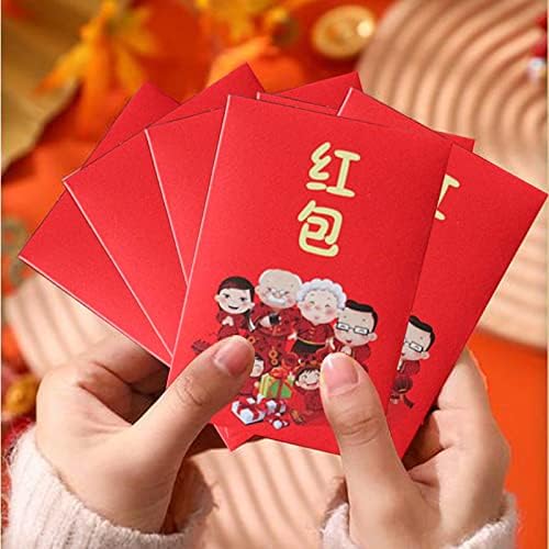 12 חתיכות 2023 שנה של ארנב סיני אדום מעטפות עבור סיני חדש שנה אדום מנות/לאי לראות/מזל הונג באו לאביב פסטיבל, חתונה, תינוק יום הולדת