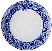 Vista Alegre Blue Blue Parcelain Plate, סט של 4