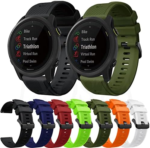 רצועת סיליקון של Nibyq 22 ממ עבור צמיד שעון חכם של Garmin Forerunner 745 עבור Huawei Magic2 GT 2 46 ממ אביזרי חגורה קוריאה