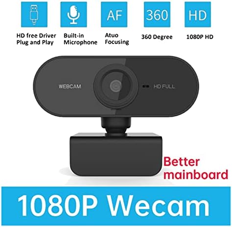 מצלמת WebCam Zaunco HD 1080p Pro WebCam Mini Mini מחשב מצלמת רשת מלאה HD 1080P/30FP
