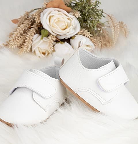 תינוק בני בנות אוקספורד נעלי עור מפוצל רך גומי בלעדי סניקרס אנטי להחליק פעוט קרסול מגפי תינוק הליכה נעלי מוקסינים