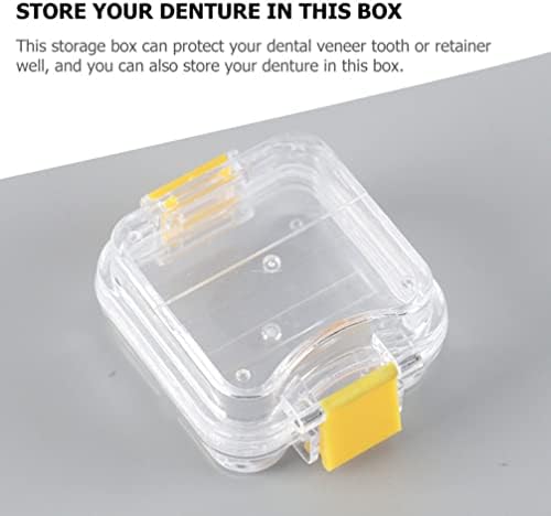 ALREMO XINGHUANG - 3 יחידות תותבות תיבת קרום קופסאות שיניים קופסאות שיניים שקופות מארז אורתודונטי מגש מגש מכולת שומר
