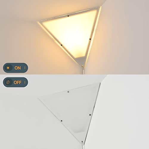פינת קיר אורות לסלון 6 חבילה מודרני פינת לחבר אורות עם לבן אקריליק צל פינת אורות לחדר שינה ילדים חדר דירה