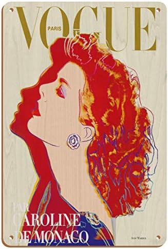 מגזין האופנה פריז - הנסיכה קרוליין ממונאקו מאת אנדי וורהול - שער מגזין וינטג 'מאת אנדי וורהול C.1984 - דפוס אמנות מאסטר 9in x 12in