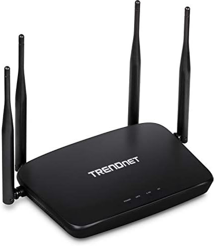 Trendnet AC1200 Router WiFi פס כפול, TEW-831DR, PORT WAN של Gigabit, 4 x 5DBI אנטנות,