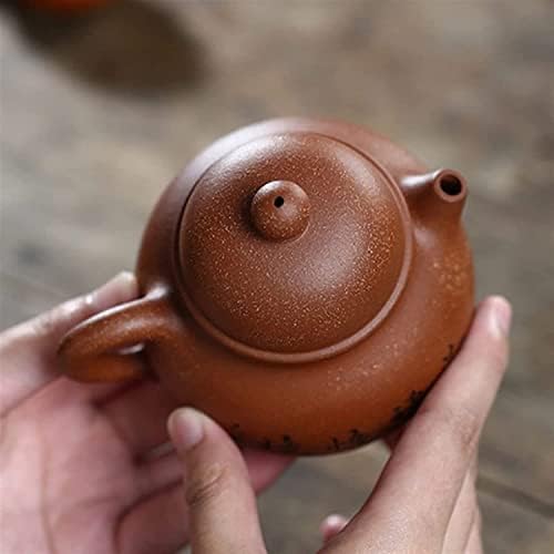קומקום TAPOT 240 סמק חול סגול סיר תה בעבודת יד 9 חור מים קומקום תה.