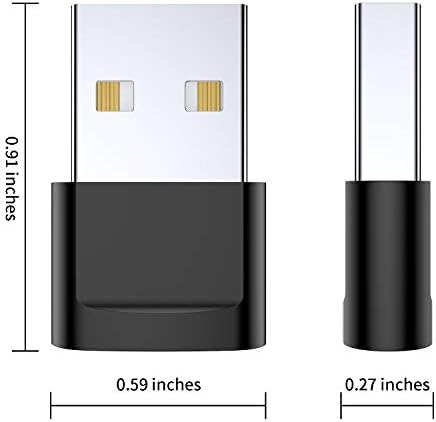 USB C מתאם גברים ל- USB, סוג C ל- USB מתאם מטען עבור Apple Iwatch Watch Series 7 SE, iPhone 11 12 13 14 Pro Max, Samsung Galaxy S23 S22 S21 S20 Ultra, Google Pixel 4 3, iPad Pro
