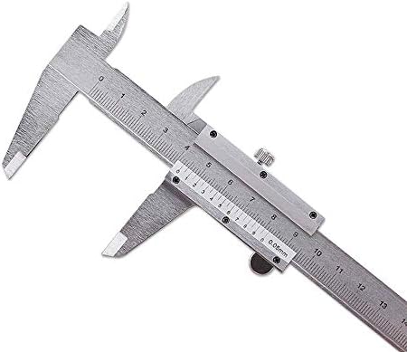 Caliper vernier vernier JF-XUAN 0-150 ממ/0.02 סולם קליפר מחוגה