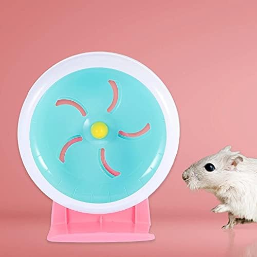 GRETD 1 PC אוגר שקט תרגיל חיות מחמד עדין משחק פלסטיק ספינינג גלגל ריצה לקיפוד עכברי חיות מחמד גרביל