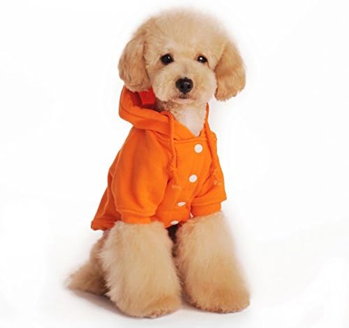 סויי כלב קפוצ'ון קפוצ'ון כותנה כותנה כותנה מעילים בגדים בצבע אחיד לכלבים קטנים גורי פודל טדי