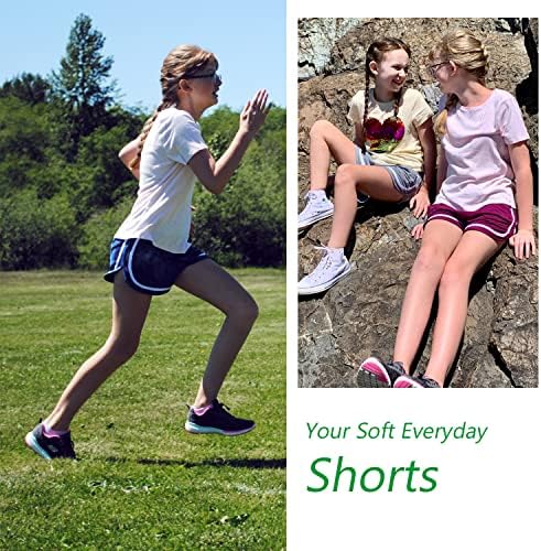 VALINNA ביניים ותיכון נערות נערות קצרות אתלט ריקוד ספורט טרקלין חמוד מכנסיים קצרים פעילים