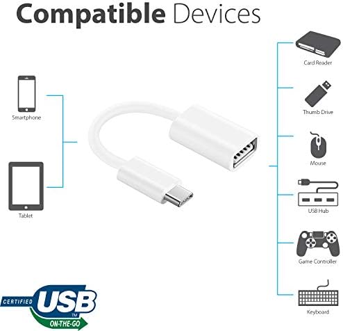 מתאם OTG USB-C 3.0 תואם ל- LG 14Z90P-K.AAB8U1 שלך לפונקציות מהירות, מאומתות, מרובות שימוש כמו מקלדת, כונני אגודל, עכברים וכו '.