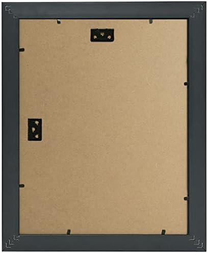 אמנות גולדן סטייט, סט של מסגרת תמונה של 2, 9x12 עם מחצלת לבנה לתמונות 6x8 וזכוכית אמיתית, רוחב 1.25 אינץ ', זהב עתיק עם שמנת