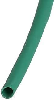 AEXIT 5M אורך ציוד חשמלי DIA 1 ממ בידוד פוליאולפין חום חום צינור צינור עטוף ירוק
