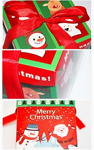 חצר גמדים קופסות עם לעטוף להקות עבור חג המולד חג המולד קופסות חג המולד קרטון הווה סוכריות קוקי קופסות חוזק קישוט