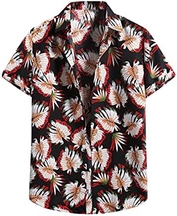 זמן הקרוב טרופי הוואי אלוהה חולצות לגברים של כותנה מזדמן כפתור למטה חולצות חוף חג מקרית חולצות