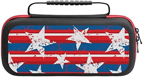 כוכבי דגל אמריקאים מתג נושאים נשיאה של פגז קשיח קשיח ניידים ניידים עם 20 מחסנית משחקים