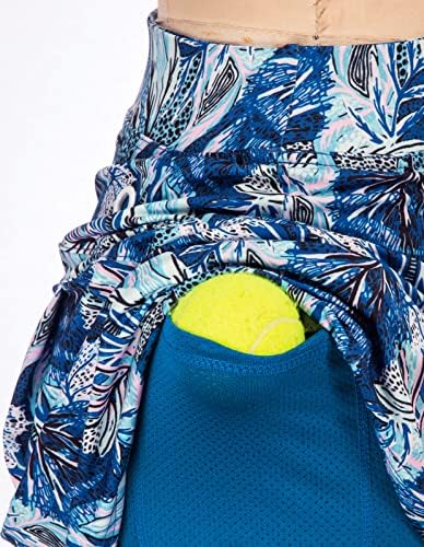 ג'ק סמית''ס אתלטי סקורט אחורי קפלים מותניים נמתחים ספורט א-קו חצאיות עם כיסים