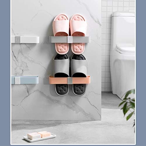 מדף נעלי נעליים של זלייד, נעלי בית עם 2 PC מדף מדף קיר מארגן אחסון מתלה בחינם
