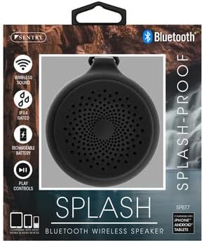 תעשיות SPBT7: רמקול אלחוטי של Bluetooth Splash-Prote