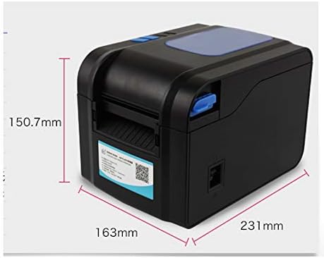BZLSFHZ קבלת מדפסת מדפסת מדפסת מדפסת ברקוד קבלה תרמית בקדום בר ברק קוד QR מדבקה מכונה 20 ממ -80 ממ ALDULT