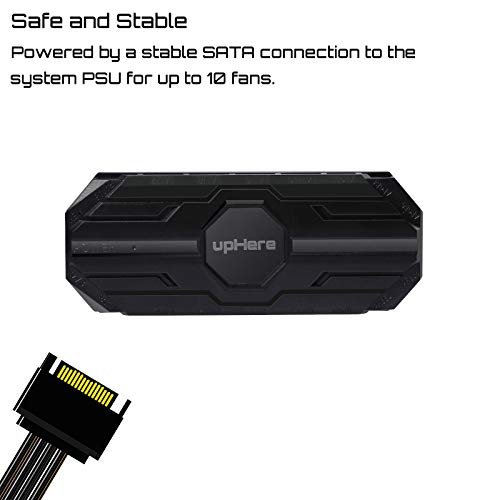 למעלה 10 יציאה 6pin SATA RGB רכזת עם שליטה רחוקה של 21 שלט MBX10