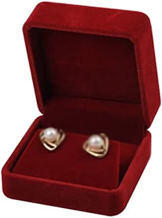 חתונה טבעת תכשיטי תיבת קטיפה עגיל מקרה תליון צמיד אחסון ארגונית פרל שרשרת מתנה מחזיק