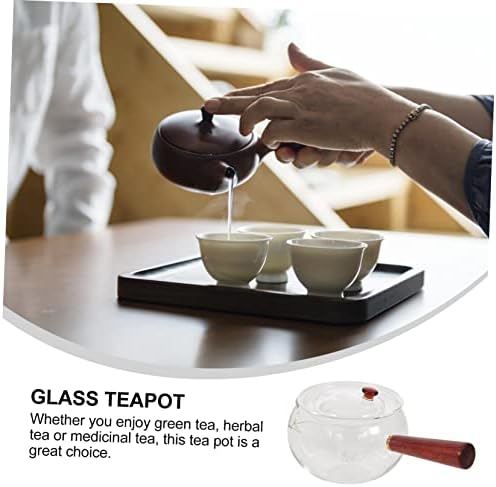 Hanabass Taepot Glass Maker Maker Maker Make Maker Making Tea Tea Teatle Kettle Treachoom קומקום קומקום סיר קפה קפה כוס קומקום זכוכית ידית זכוכית
