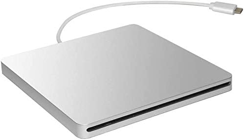 כונן תקליטורים חיצוני, אולטרה-דק נייד יו-אס-בי נייד מסוג נגן תקליטורים 3-סי-סי-די-רם סופר-דרייב + / - רוו צורב כותב / קורא למחשב מחשב, ג ' י-1