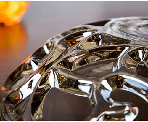 פשוט קריסטל זכוכית פירות צלחת אירופאי מודרני יצירתי סלון בית מיובש פירות סוכריות צלחת