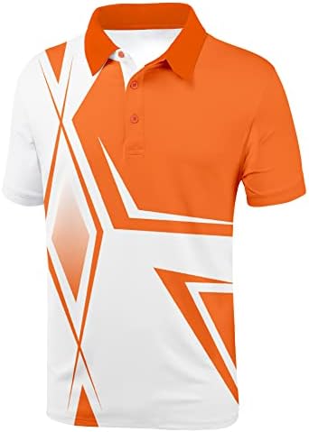 חולצת פולו גולף של Scodi גברים חולצת טניס טניס טקטי שרוול קצר