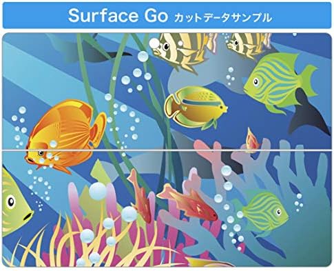 כיסוי מדבקות של Igsticker עבור Microsoft Surface Go/Go 2 אולטרה דק מגן מדבקת גוף עורות 001393 ים ים עמוק ים עמוק