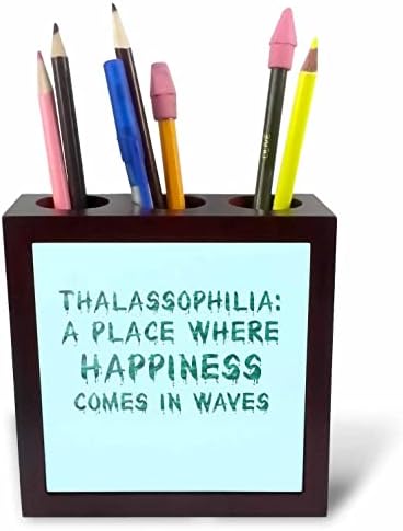 3רוז תלסופיליה מקום בו האושר מגיע בגלים 2-מחזיקי עט אריחים