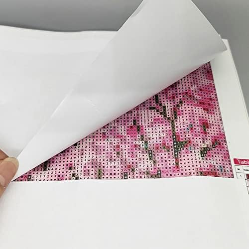 50 יחידות ציור יהלום נייר שחרור נייר ללא מקל 5D ציור יהלום החלפת גיליונות כיסוי לציור רקמת יהלומים