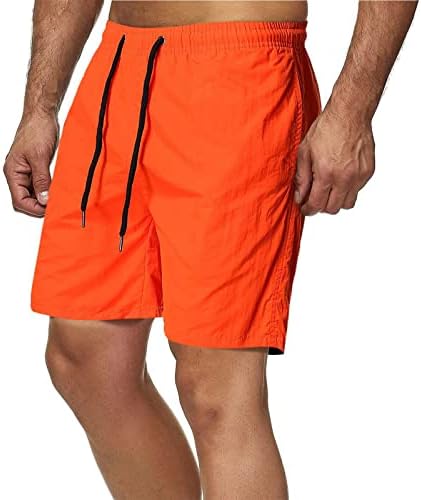 מכנסיים קצרים לשחייה לגברים מתאימים למכנסיים קצרים בקיץ חוף קיץ עם מותניים אלסטיים וכיסים מכנסיים קצרים בגדי ים